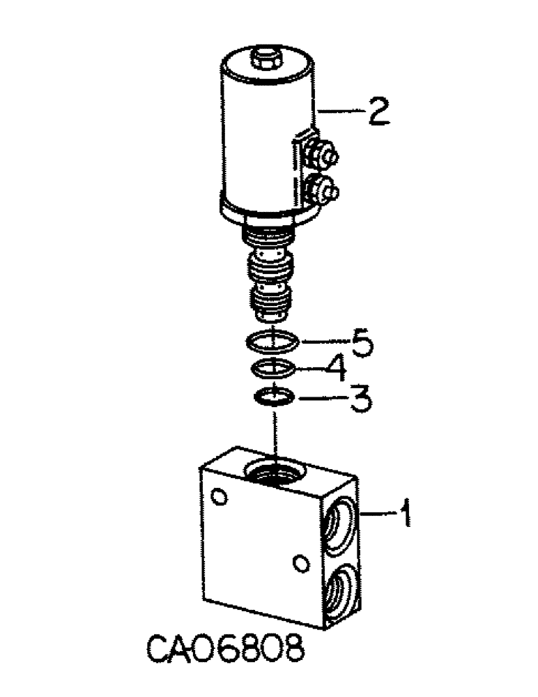 Схема запчастей Case IH 5088 - (10-62) - HYDRAULICS, SOLENOID AND BLOCK VALVE, ALL WHEEL DRIVE TRACTORS (07) - HYDRAULICS