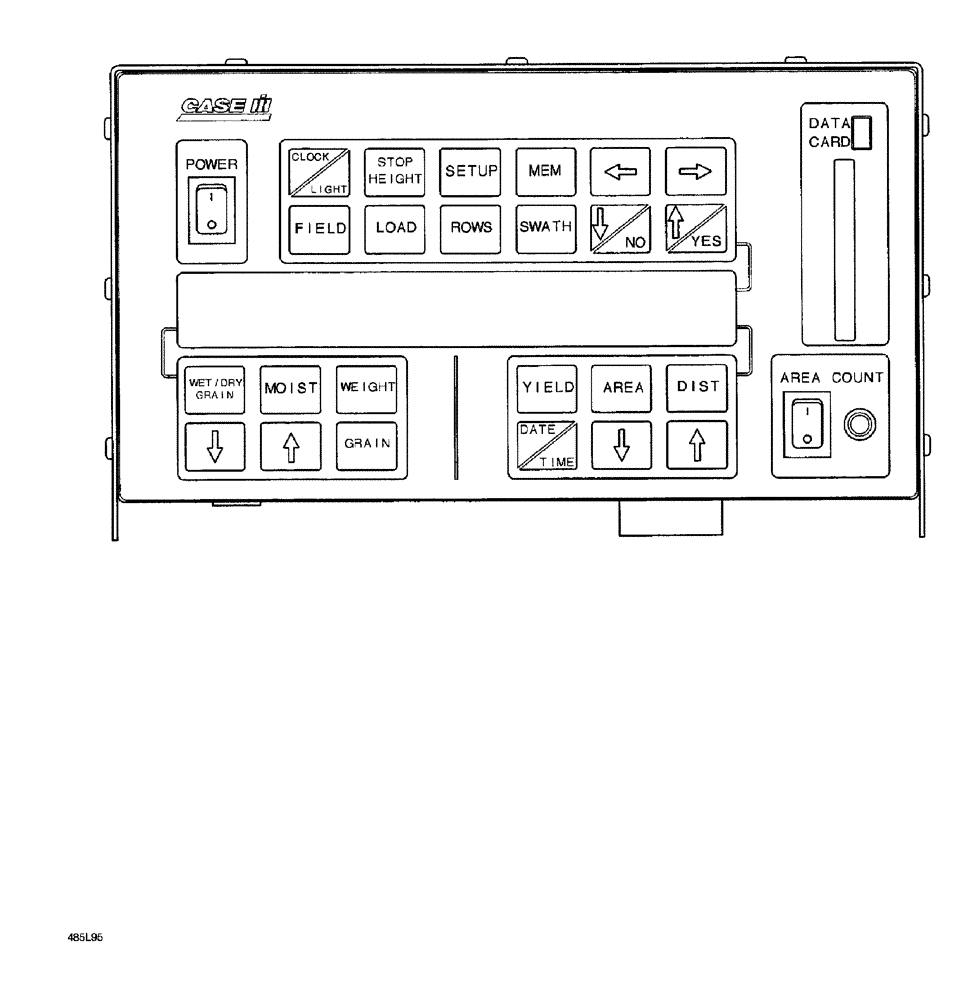 Схема запчастей Case IH AFS - (02-04) - PACKAGES AND KITS - YIELD MONITOR (1644 AND 1666 COMBINES) (88) - ACCESSORIES