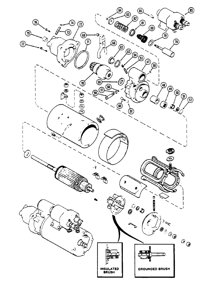 Схема запчастей Case IH 2670 - (110) - STARTER (CONT) (04) - ELECTRICAL SYSTEMS