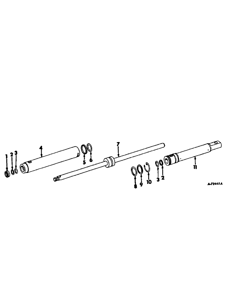 Схема запчастей Case IH 4166 - (10-15) - HYDRAULICS, POWER STEERING CYLINDER (07) - HYDRAULICS