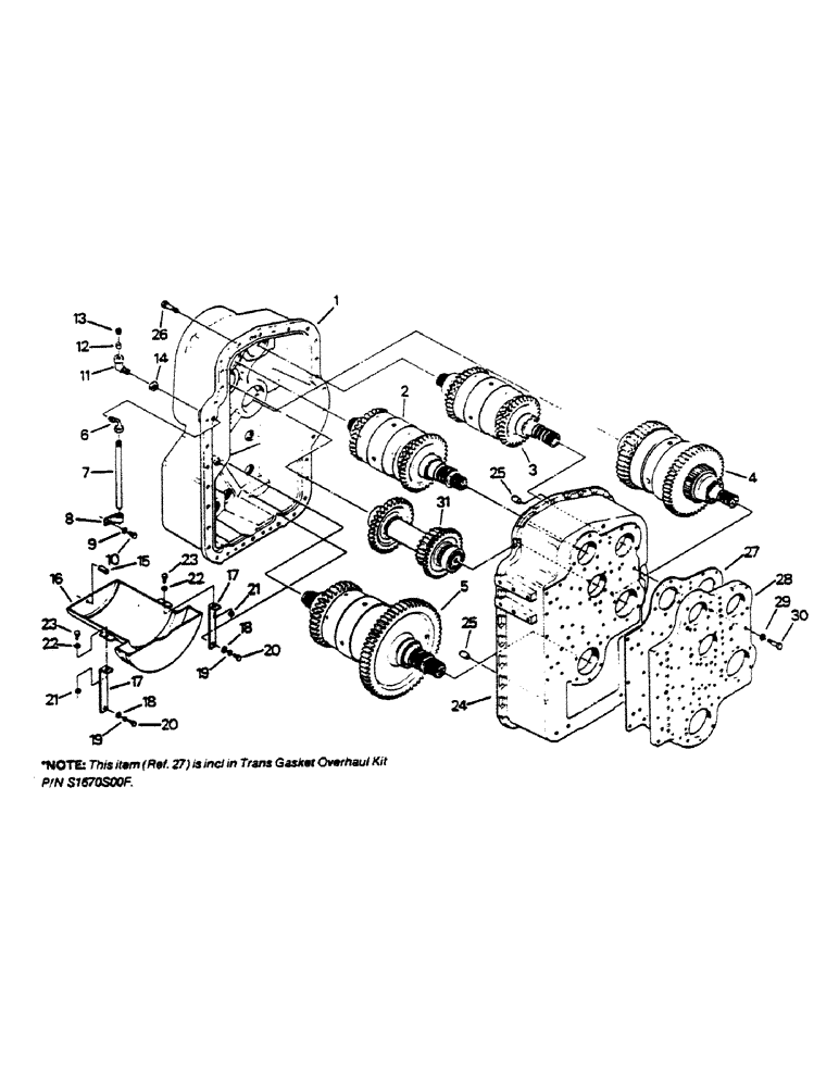 Схема запчастей Case IH 9180 - (04-21) - TRANSMISSION ASSEMBLY (04) - Drive Train