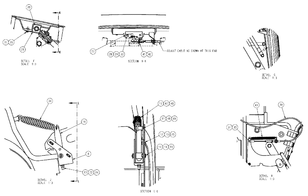 Схема запчастей Case IH TITAN 4020 - (04-021[02]) - HOOD ASSEMBLY, HOOD/GRILLE - BEFORE SERIAL #22152 Frame & Suspension