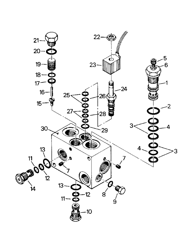 Схема запчастей Case IH CS-360 - (10-10) - SOLENOID VALVE ASSEMBLY Options & Miscellaneous