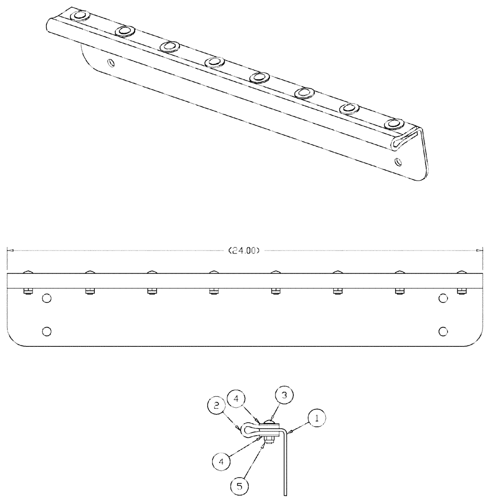 Схема запчастей Case IH 610 - (03-047) - DOOR STOP ASSEMBLY (09) - BOOMS