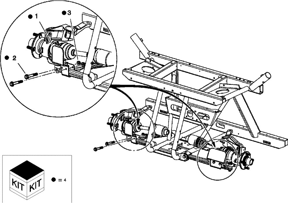 Схема запчастей Case IH SCOUT - (88.100.04) - DIA KIT, FRONT CV BOOT GUARD, PLASTIC (88) - ACCESSORIES