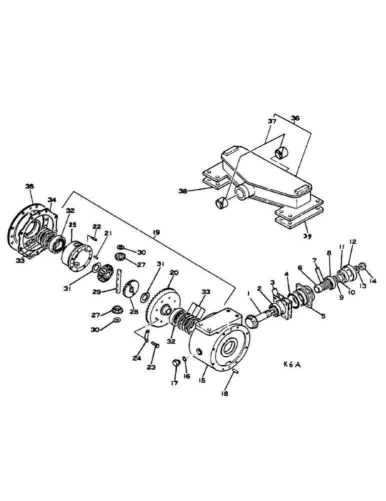 Схема запчастей Case IH 784 - (07-114) - DIFFERENTIAL, 4-WHEEL DRIVE (04) - Drive Train