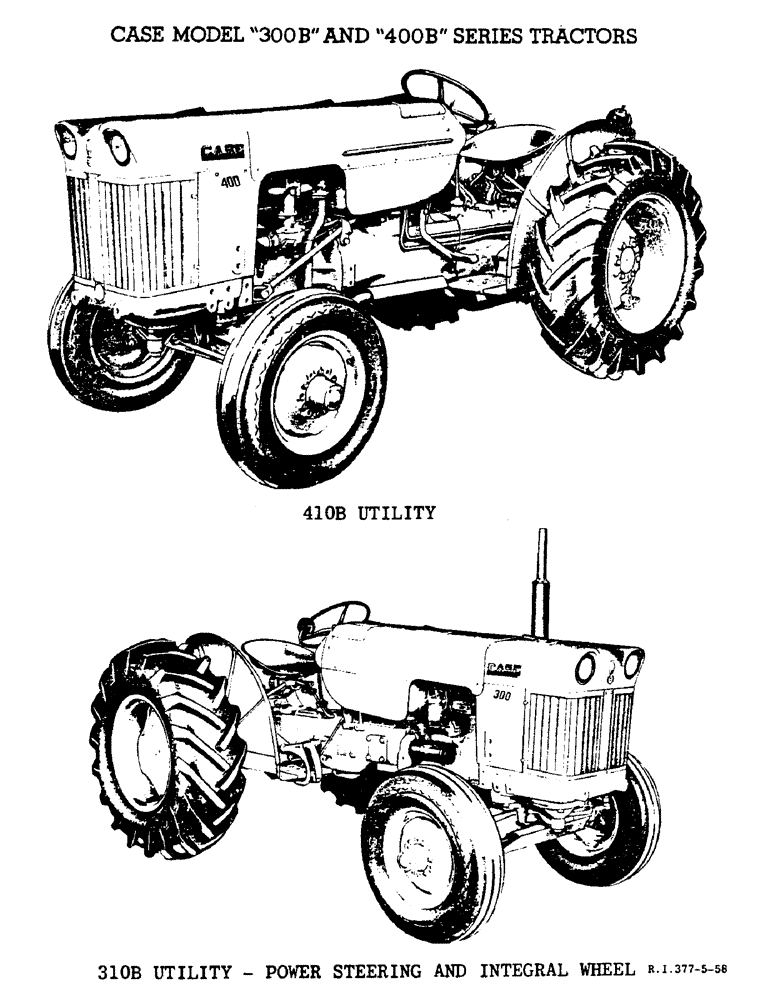 Схема запчастей Case IH 400B-SERIES - (003) - 410B UTILITY, 310B UTILITY, POWER STEERING AND INTEGRAL WHEEL (05) - STEERING