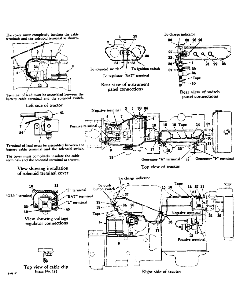 Схема запчастей Case IH 300 - (123) - ELECTRICAL SYSTEM, CARBURETED ENGINE, IGNITION AND STARTING SYSTEM, 6 VOLT (06) - ELECTRICAL SYSTEMS