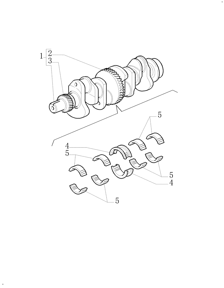 Схема запчастей Case IH WDX1101 - (088) - ENGINE, CRANKSHAFT (10) - ENGINE