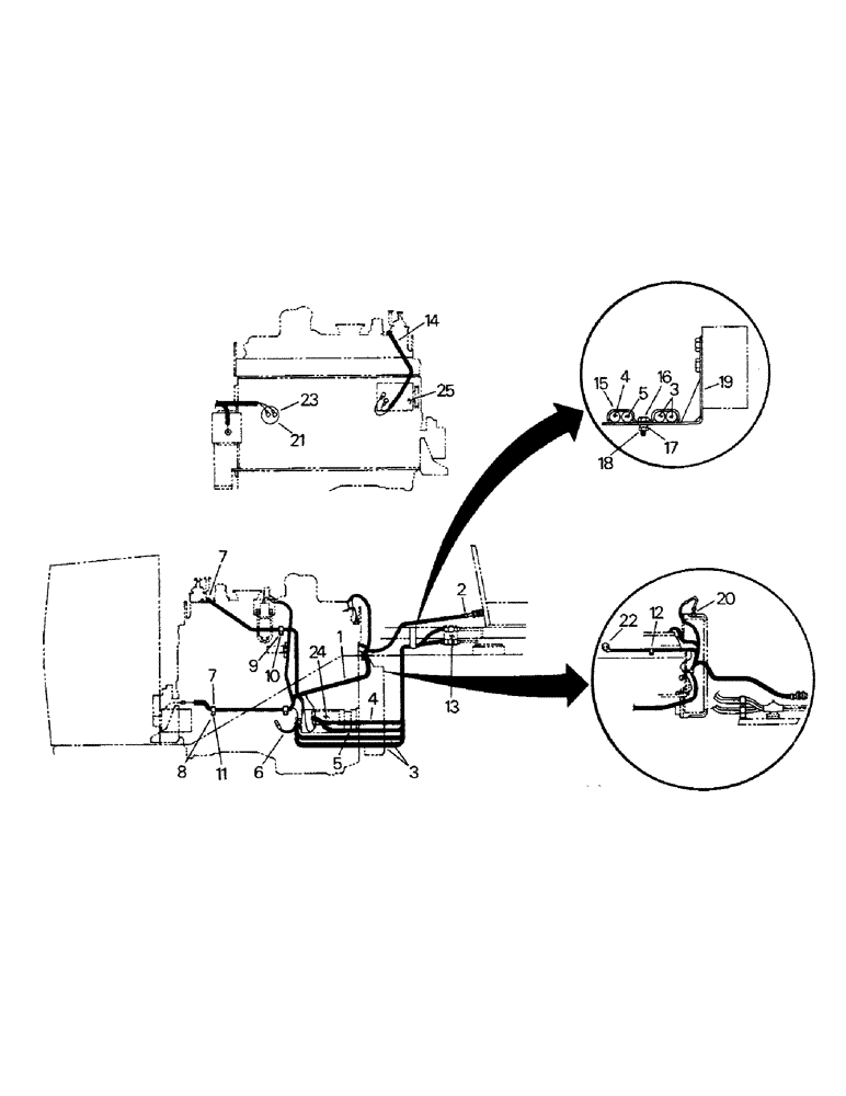 Схема запчастей Case IH CP-1400 - (02-02) - ENGINE ELECTRICAL, CAT 3406 ENGINE, LATER STYLE (06) - ELECTRICAL