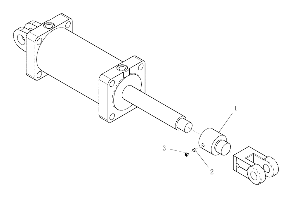 Схема запчастей Case IH ATX - (08-90) - CYLINDER ROD EXTENSIONS (08) - HYDRAULICS