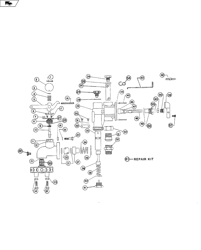 Схема запчастей Case IH 3200 - (35.106.05) - 1661 SQUIBB REGULATORS ASSEMBLY (35) - HYDRAULIC SYSTEMS