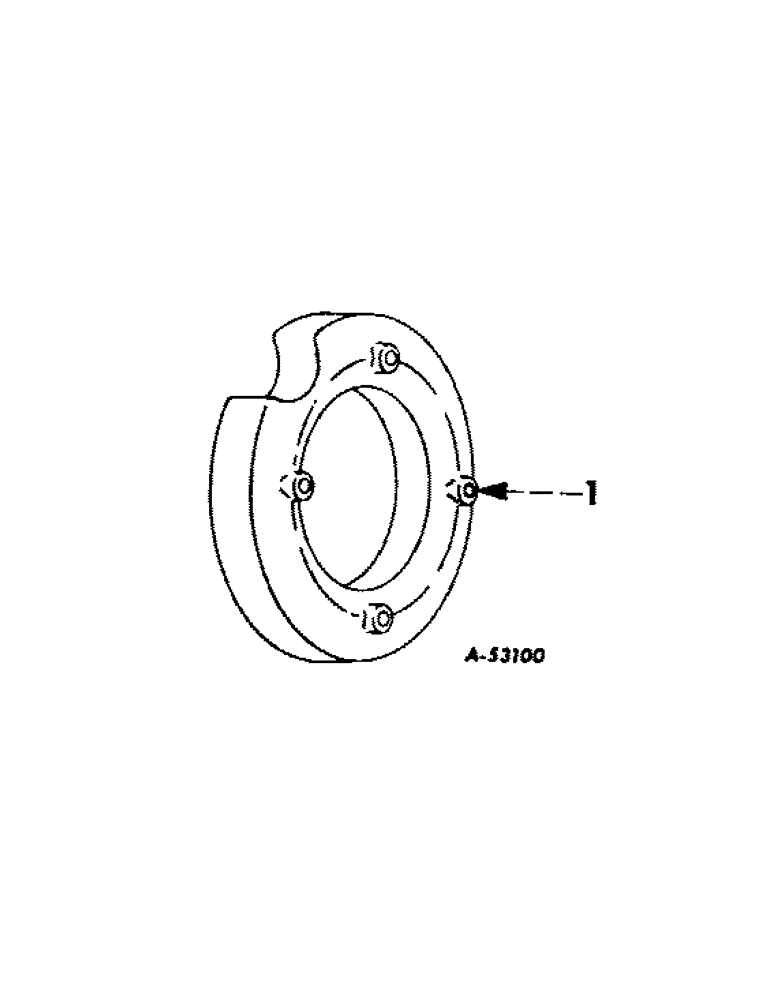 Схема запчастей Case IH 464 - (15-03) - WHEELS AND TRACTION, FRONT WHEEL WEIGHTS Wheels & Traction