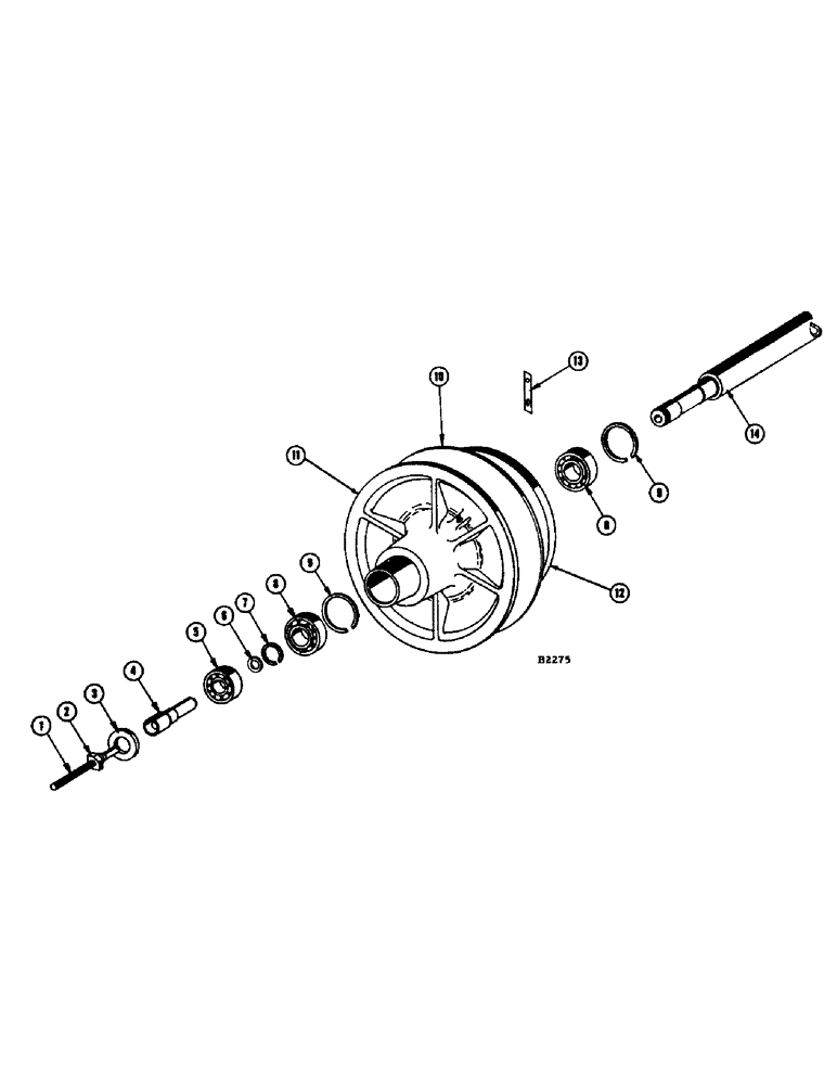 Схема запчастей Case IH 1060 - (264) - VARIABLE SPEED TRACTION DRIVE SHEAVES (16) - TRACTION VARIATOR