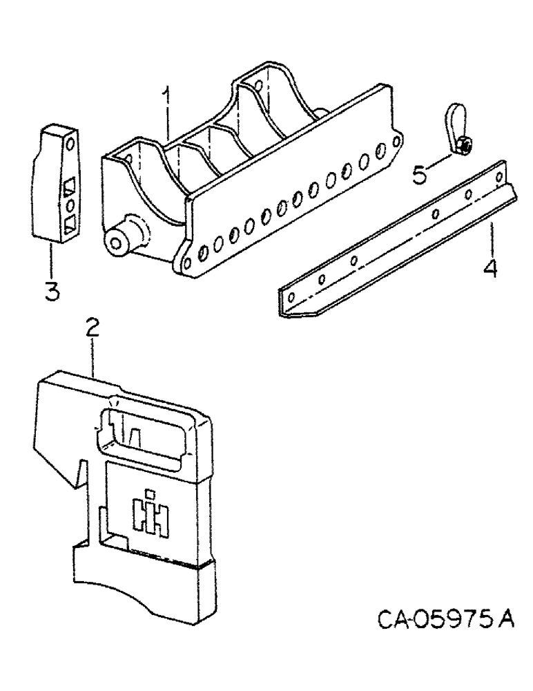 Схема запчастей Case IH 5088 - (09-16) - FRAME, FRONT END WEIGHT BRACKET AND WEIGHTS, FOR USE WITH MAXIMUM OF 12 WEIGHTS (12) - FRAME