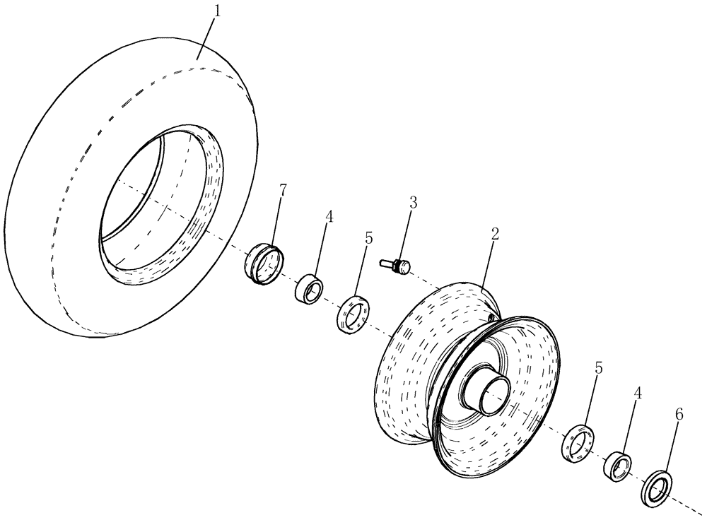 Схема запчастей Case IH 800 - (75.200.06) - PACKER WHEEL ASSEMBLY (75) - SOIL PREPARATION