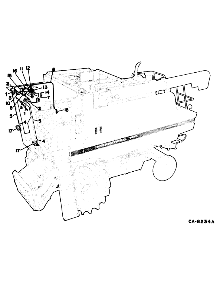 Схема запчастей Case IH 1480 - (13-22) - SUPERSTRUCTURE, WIRING DIAGRAM, OPERATORS CAB (05) - SUPERSTRUCTURE