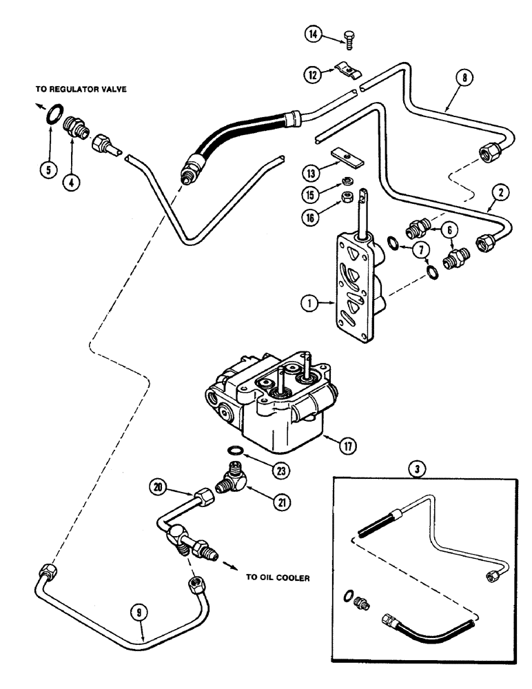 Схема запчастей Case IH 2090 - (8-360) - HYDRAULICS, MECHANICAL SHIFT VALVE CIRCUIT (08) - HYDRAULICS