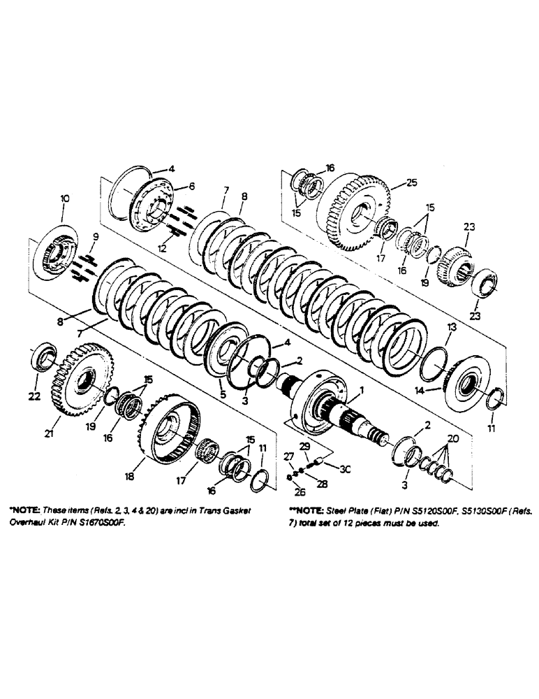 Схема запчастей Case IH 9170 - (04-27) - 9 INCH CLUTCH PACK ASSEMBLY (04) - Drive Train