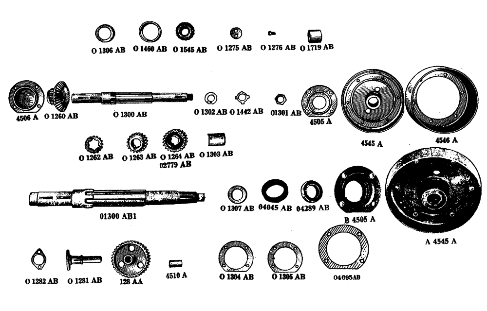 Схема запчастей Case IH L-SERIES - (047) - BELT PULLEY SHAFT (06) - POWER TRAIN