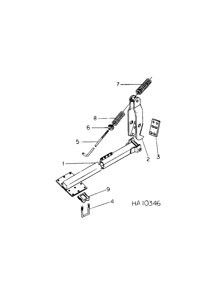 Схема запчастей Case IH 5500 - (E-02) - MULCHER CARRIER ARM, MULCHER 