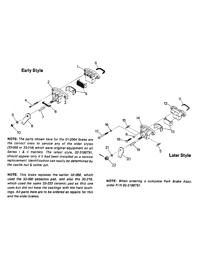 Схема запчастей Case IH STEIGER - (05-05) - PARK BRAKE ASSEMBLY (5.1) - BRAKES