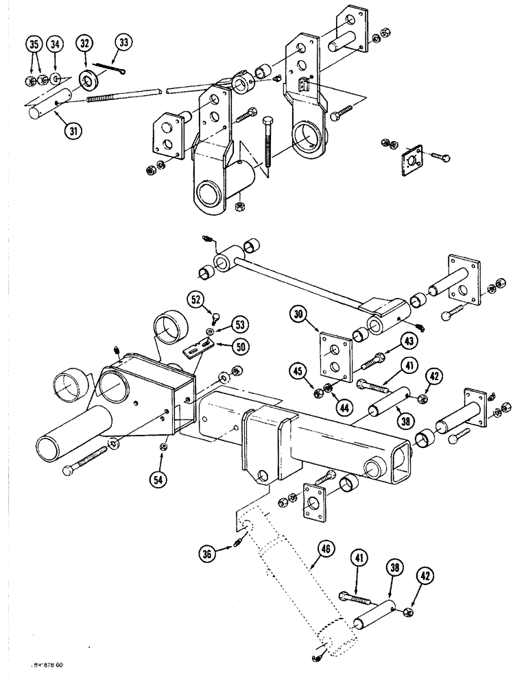 Схема запчастей Case IH 1822 - (9A-084) - DRUM LIFT ARM, 1822 COTTON PICKER (13) - PICKING SYSTEM