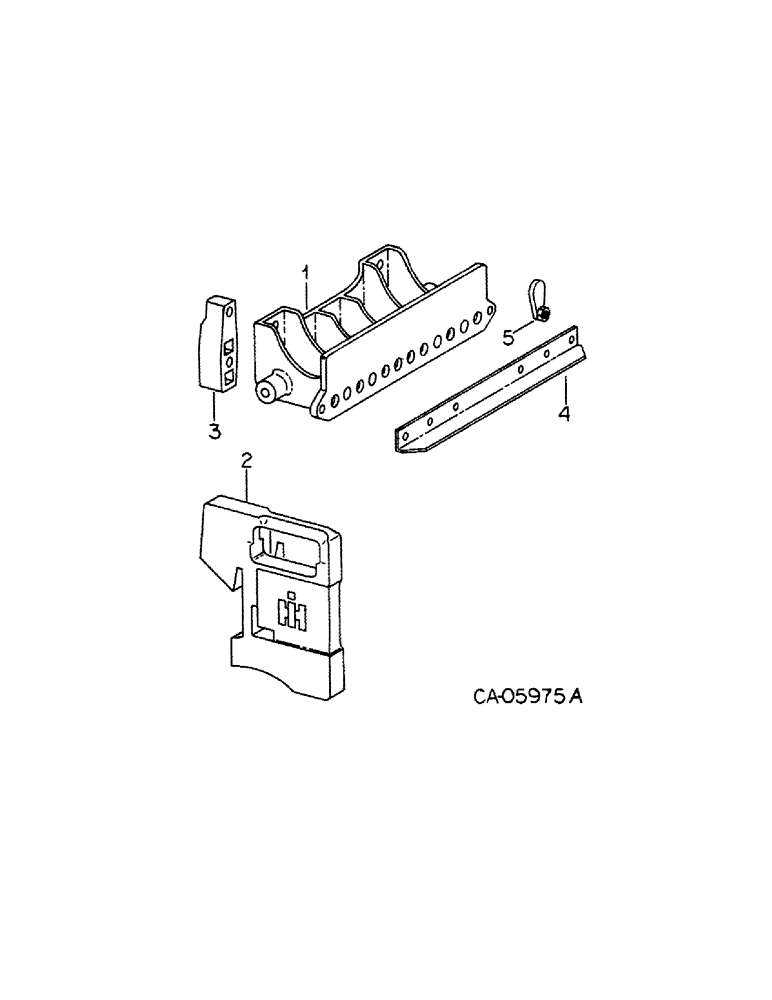 Схема запчастей Case IH 1486 - (09-14) - FRAME, FRONT END WEIGHT BRACKET AND WEIGHTS (12) - FRAME