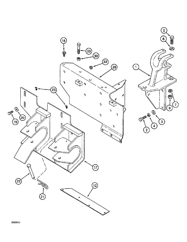 Схема запчастей Case IH 2044 - (9A-72) - DRUM LIFT SUPPORT (13) - PICKING SYSTEM