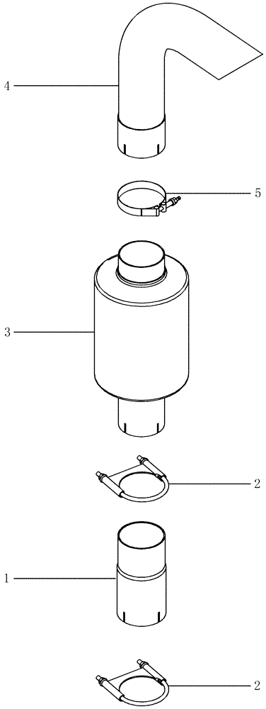 Схема запчастей Case IH PX240 - (02-05) - SPARK ARRESTOR (02) - ENGINE