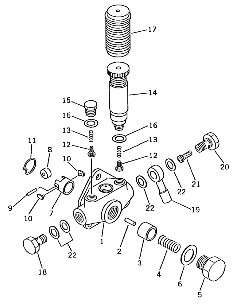 Схема запчастей Case IH 7700 - (C01[37]) - ENGINE FUEL INJECT FEED PUMP KOMATSU SA6D108 Engine & Engine Attachments