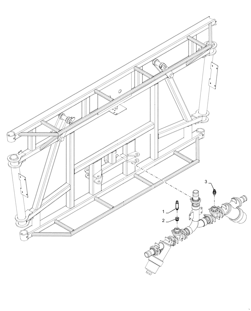 Схема запчастей Case IH 4420 - (12-054) - AIM SENSOR PLUMBING GROUP, 120’ BOOM (06) - ELECTRICAL