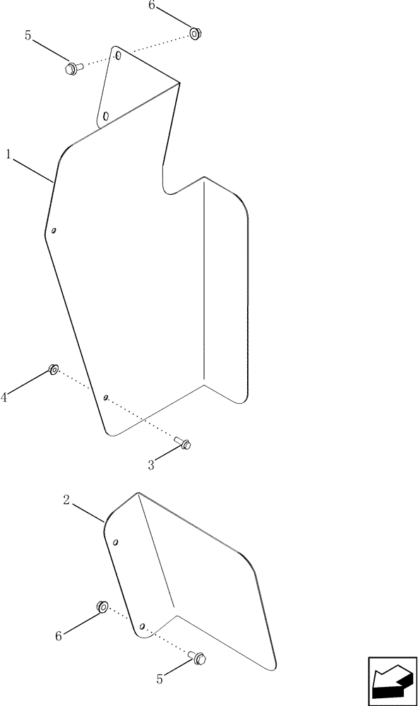 Схема запчастей Case IH 2577 - (10.418.27) - NON-ROTARY AIR SCREEN VACUUM SHIELDS (10) - ENGINE