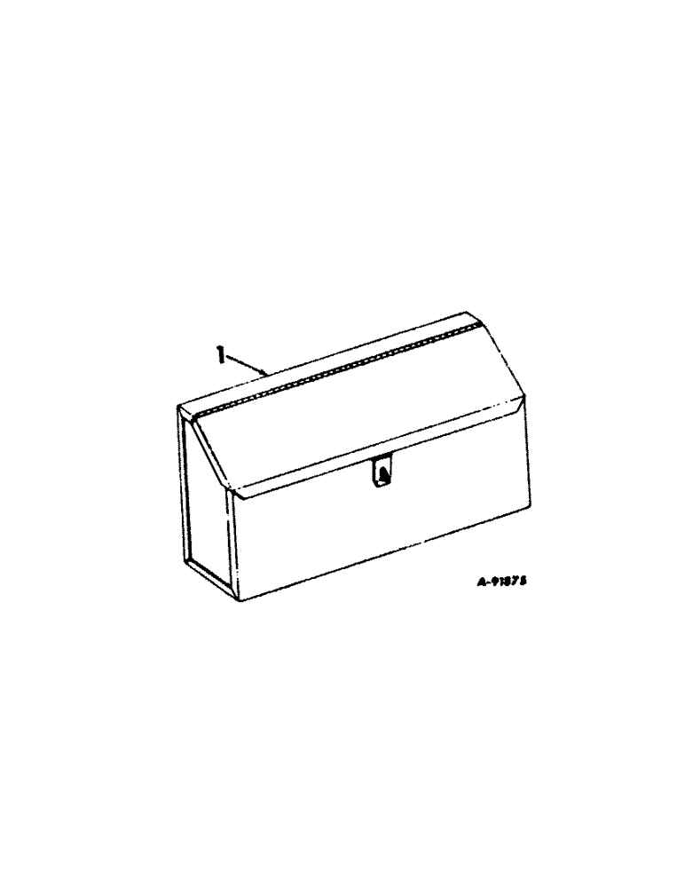 Схема запчастей Case IH 826 - (02-03) - MISCELLANEOUS, TOOL BOX ATTACHMENT, ALL WHEEL DRIVE TRACTORS Accessories & Attachments / Miscellaneous