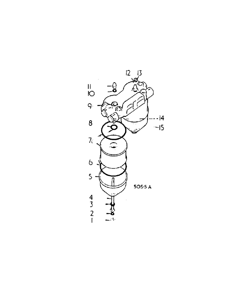 Схема запчастей Case IH HYDRO 84 - (12-38[A]) - POWER, FUEL FILTER, TWO STAGE, HYDRO 84 WITH S/N 120520 AND BELOW, 684 WITH S/N 667678 AND BELOW Power