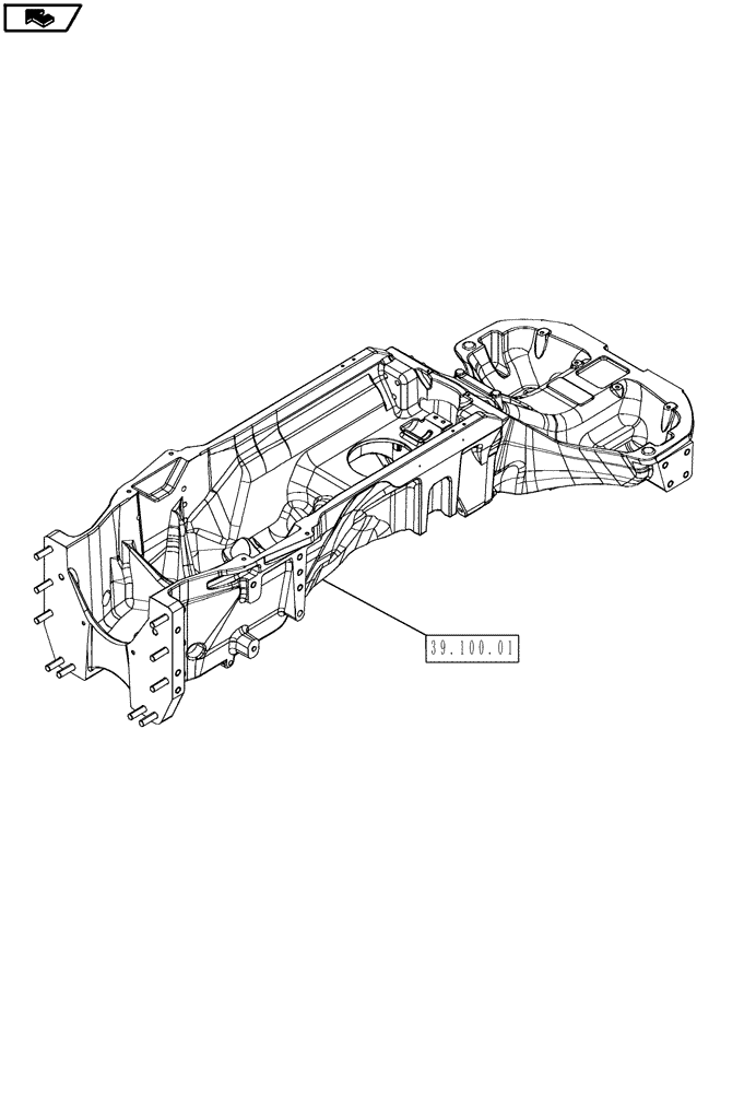 Схема запчастей Case IH MAGNUM 180 - (00.000.39) - PICTORIAL INDEX - FRAMES (00) - GENERAL & PICTORIAL INDEX