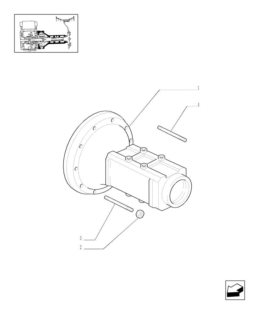 Схема запчастей Case IH MXM175 - (1.48.0/01) - SIDE REDUCTION UNIT (FINAL DRIVE) HOUSING AND COVERS (05) - REAR AXLE