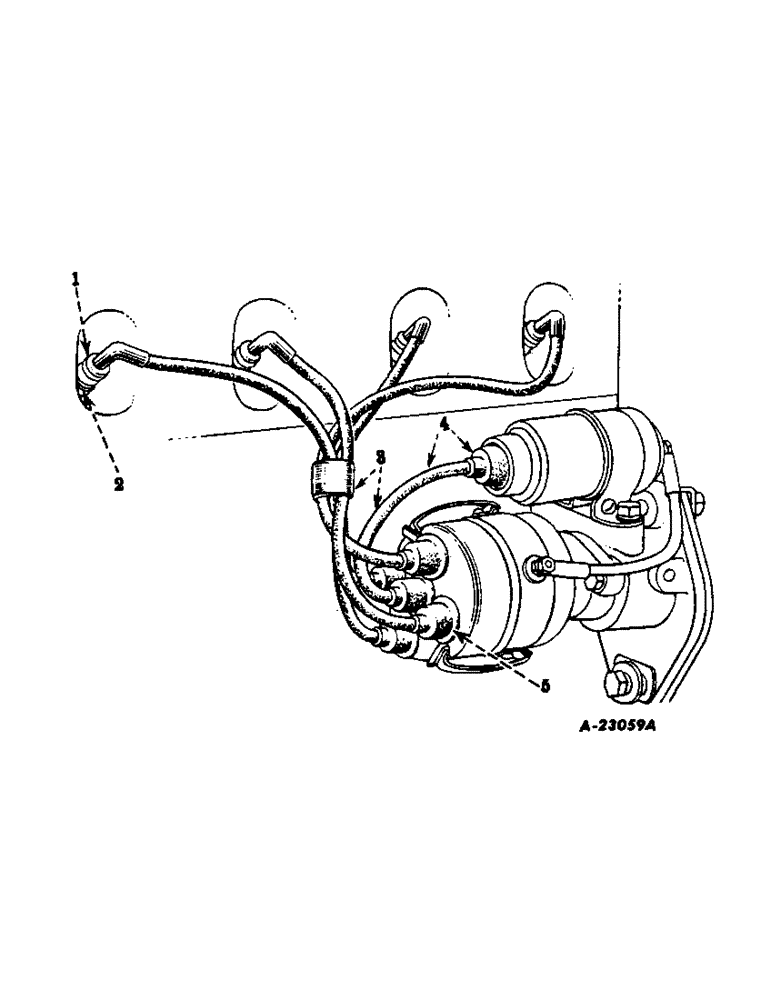 Схема запчастей Case IH SUPER AV-1 - (093) - ELECTRICAL SYSTEM, SPARK PLUGS, CABLES AND CONNECTIONS (06) - ELECTRICAL SYSTEMS