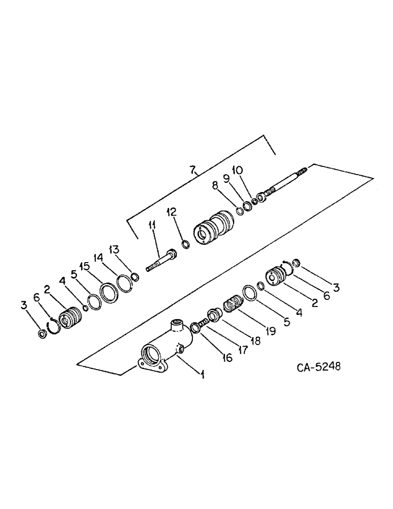 Схема запчастей Case IH 1586 - (07-05) - DRIVE TRAIN, CLUTCH BOOSTER (04) - Drive Train