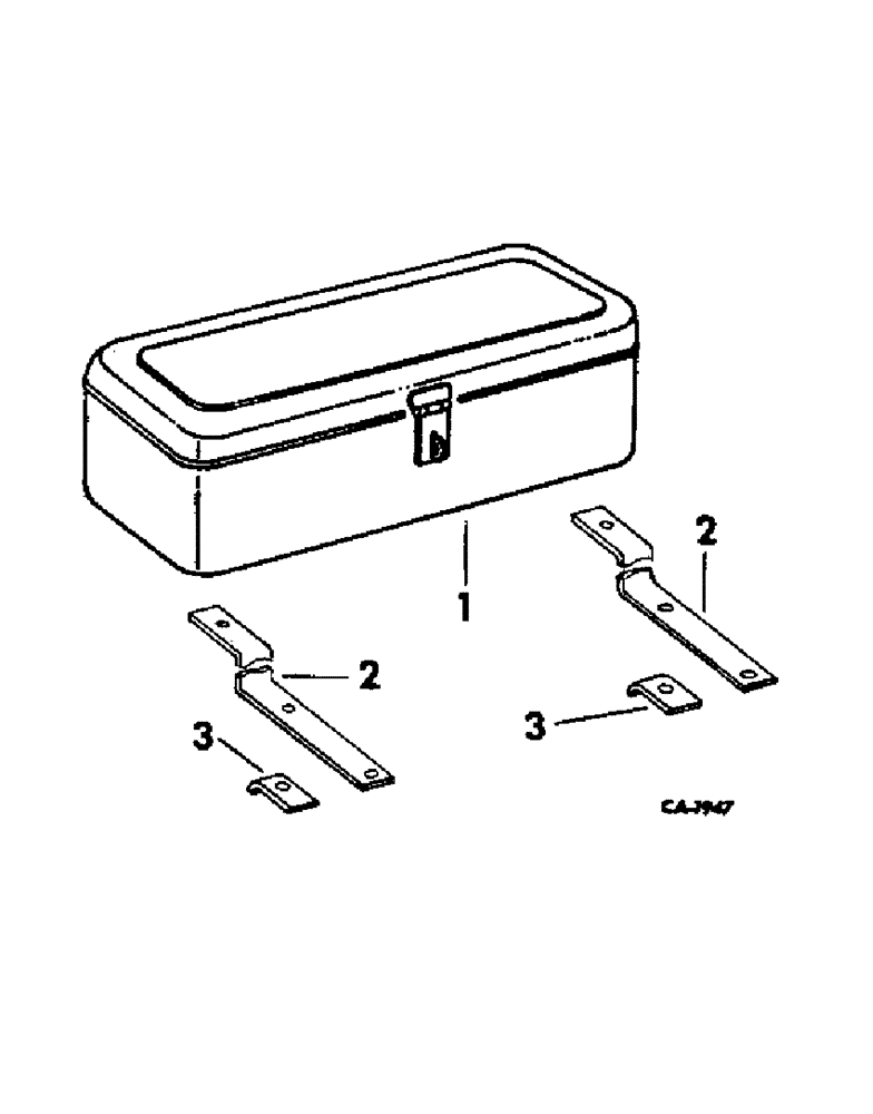 Схема запчастей Case IH 664 - (02-03) - MISCELLANEOUS, TOOL BOX Accessories & Attachments / Miscellaneous