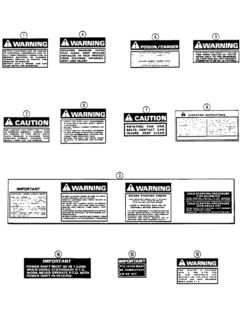 Схема запчастей Case IH 2670 - (448) - DECALS (09) - CHASSIS/ATTACHMENTS