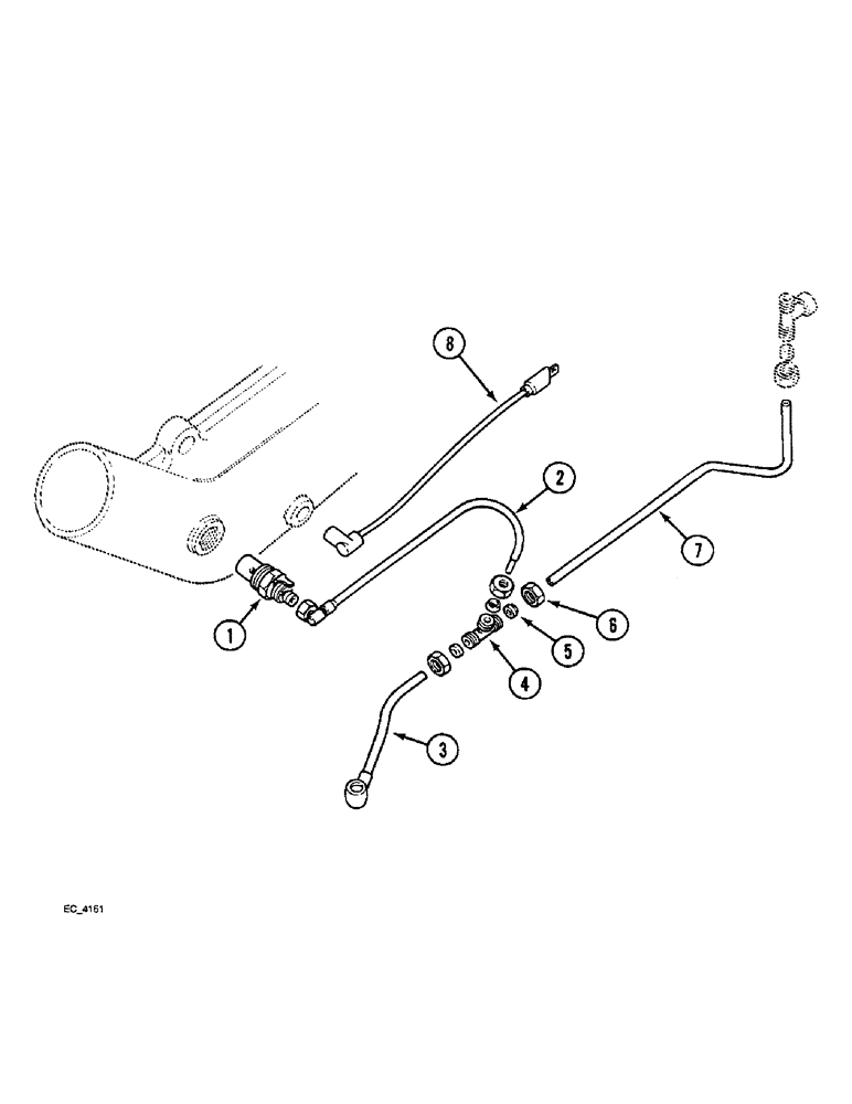 Схема запчастей Case IH 3220 - (2-032) - THERMOSTART ATTACHMENT (02) - ENGINE