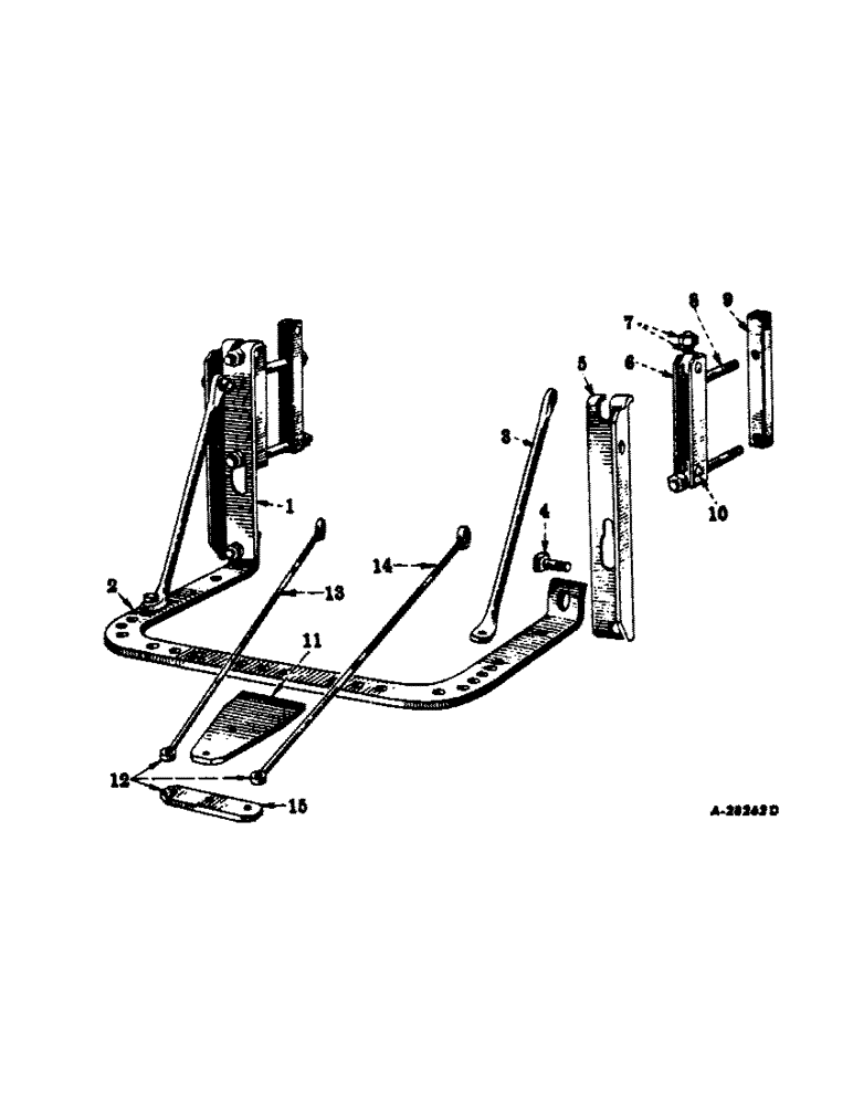 Схема запчастей Case IH 560 - (249) - DRAWBARS AND HITCHES, FIXED DRAWBAR, FOR ALL FARMALL 560 SERIES TRACTORS EXCEPT HI-CLEAR MODELS Drawbar & Hitches