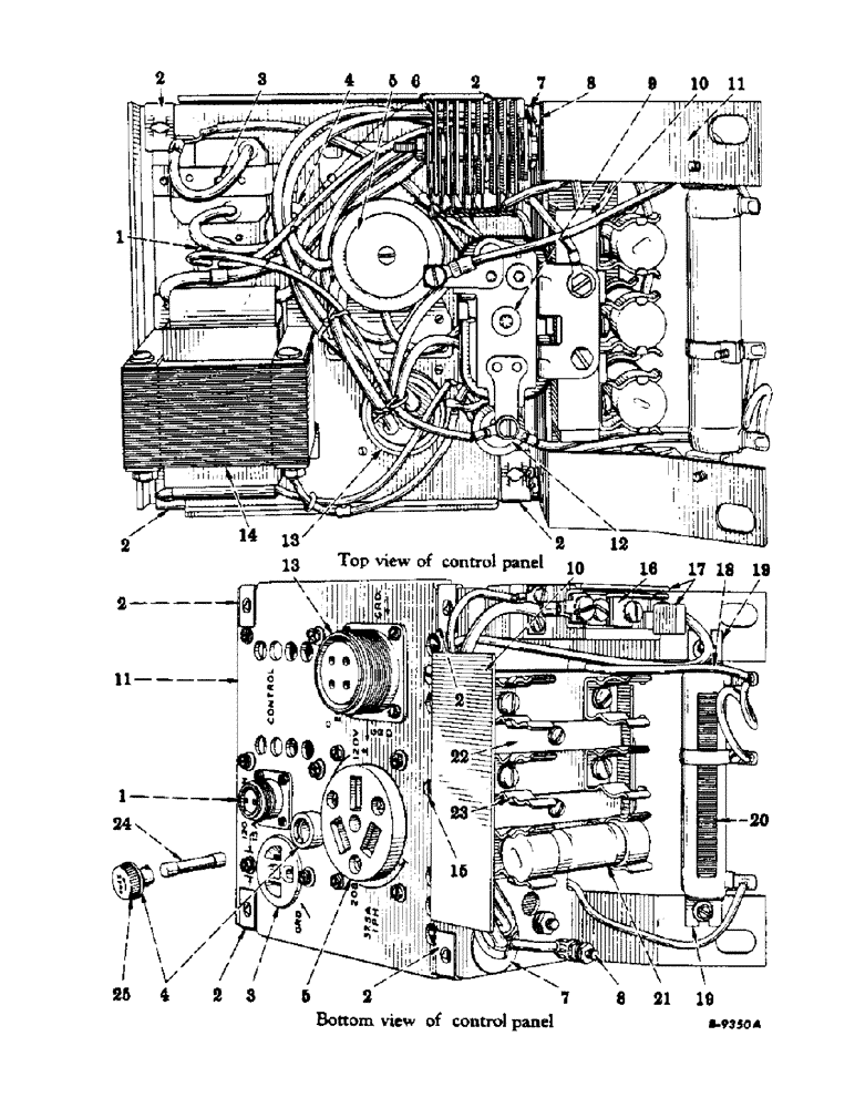 Схема запчастей Case IH 340 - (307) - MISCELLANEOUS EQUIPMENT, ELECTRALL CONTROL PANEL Miscellaneous Equipment