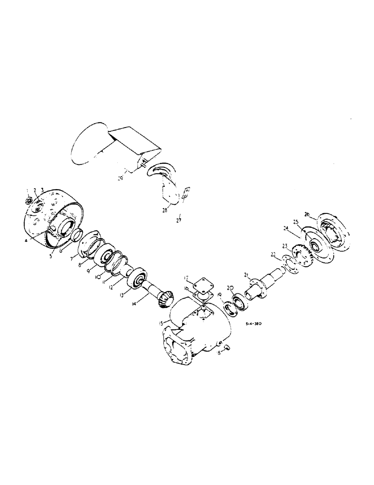 Схема запчастей Case IH HYDRO 84 - (07-090) - BELT PULLEY (04) - Drive Train