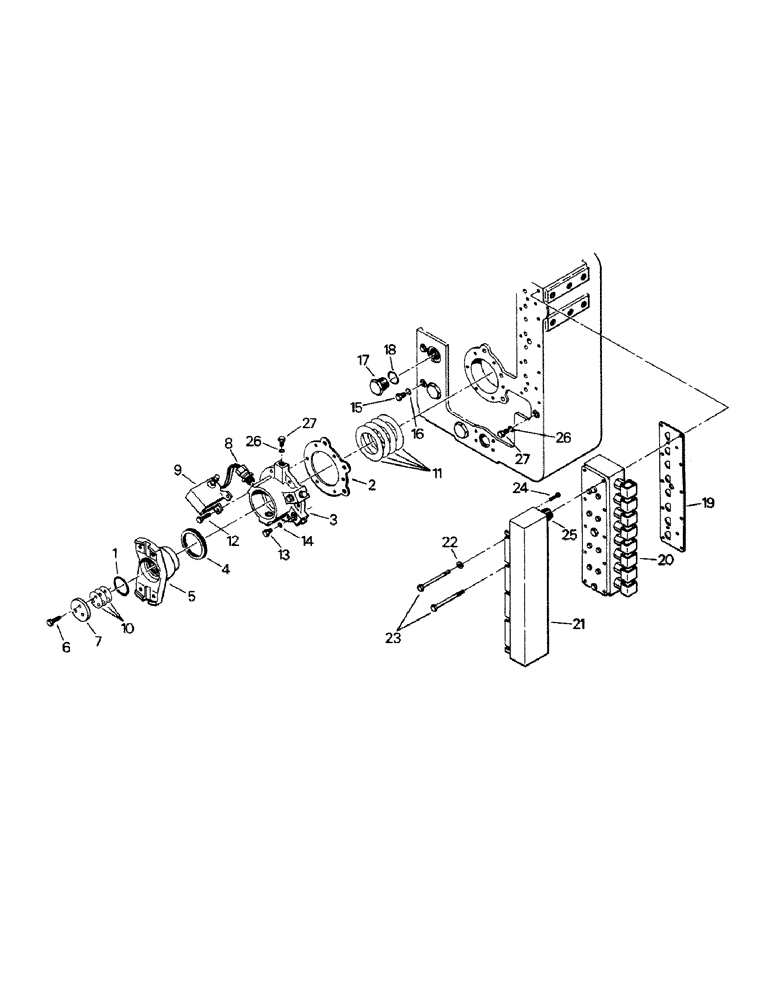 Схема запчастей Case IH STEIGER - (04-29) - TRANSMISSION ASSEMBLY (04) - Drive Train