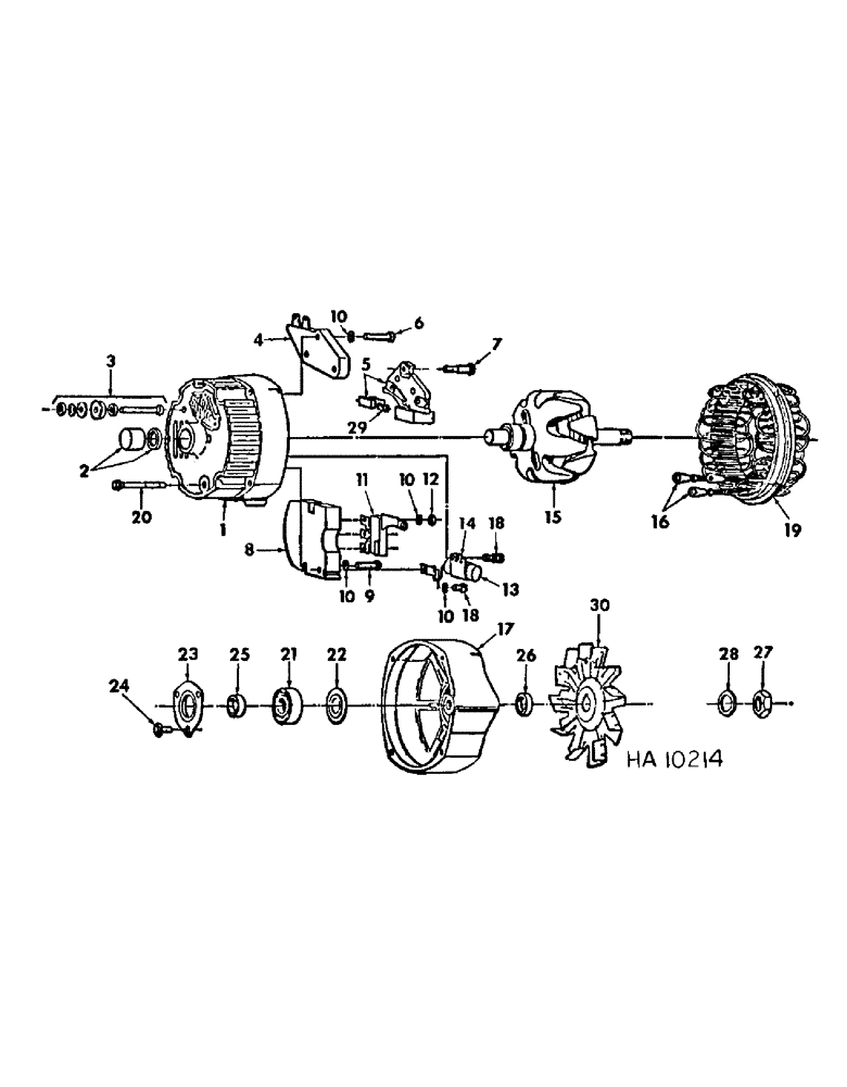 Схема запчастей Case IH 5500 - (08-13) - ELECTRICAL, ALTERNATOR, DELCO REMY (06) - ELECTRICAL