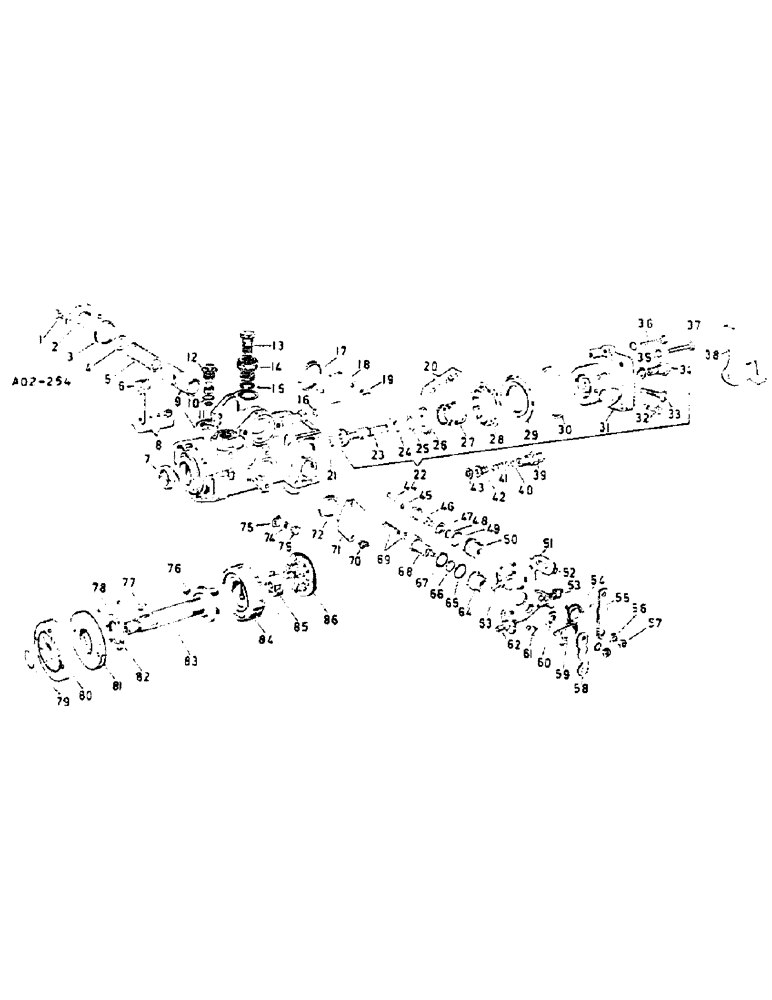 Схема запчастей Case IH 674 - (12-53) - FUEL INJECTION PUMP Power