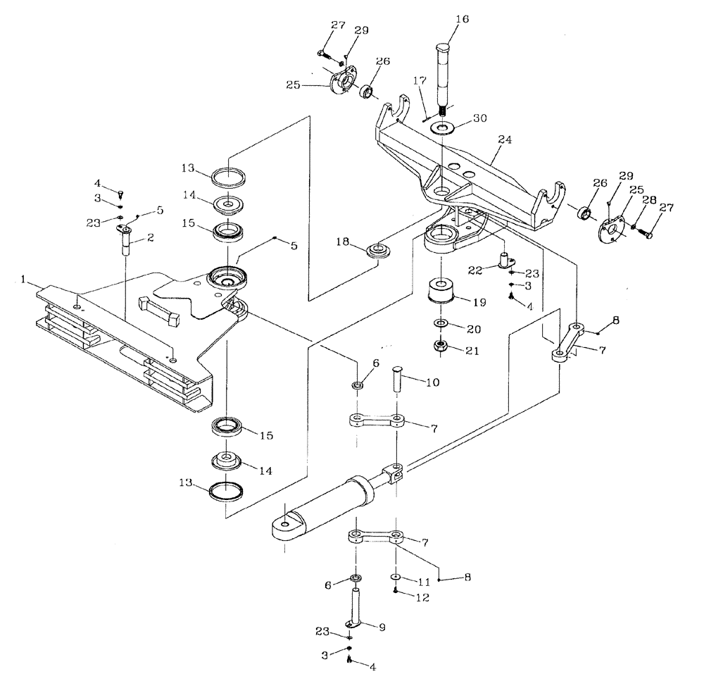 Схема запчастей Case IH 7700 - (A08[01]) - ELEVATOR SLEW MECHANISM Mainframe & Functioning Components