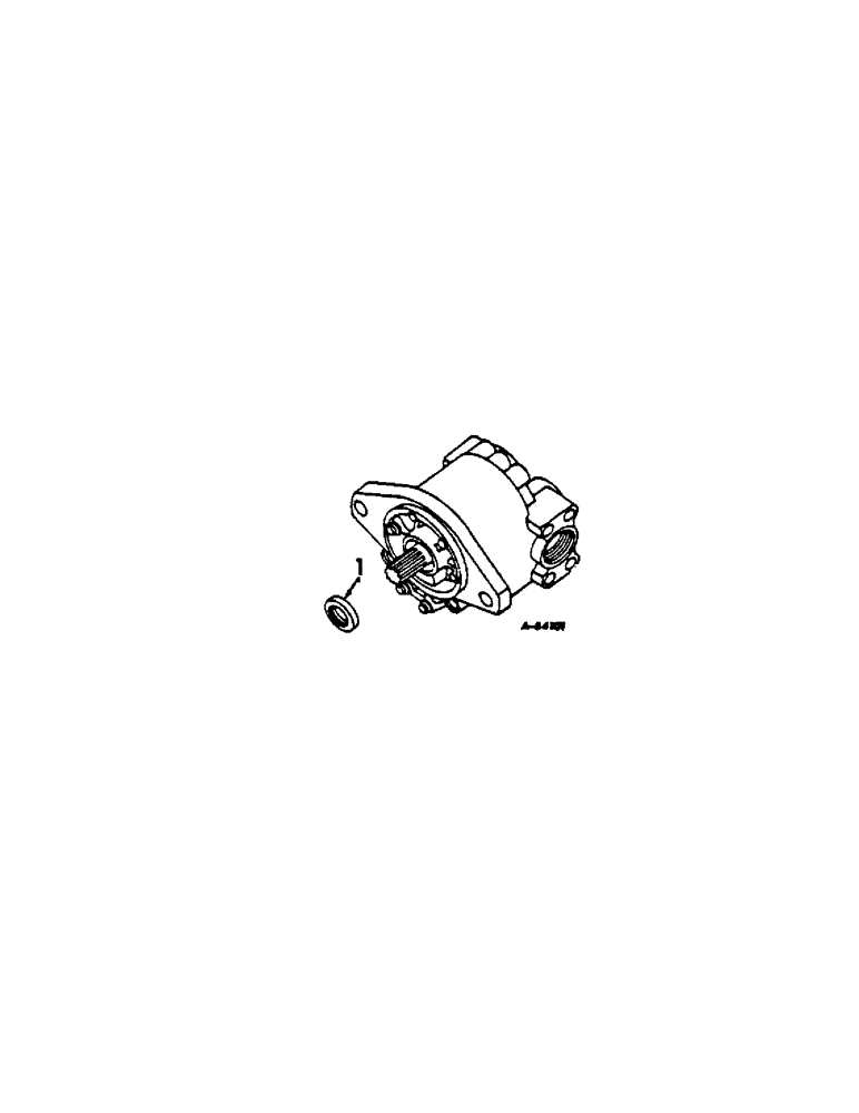 Схема запчастей Case IH 2444 - (F-17[02]) - HYDRAULICS SYSTEM, FRONT PTO PUMP, THOMPSON (07) - HYDRAULIC SYSTEM